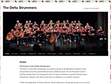 Tablet Screenshot of deltastrummers.org